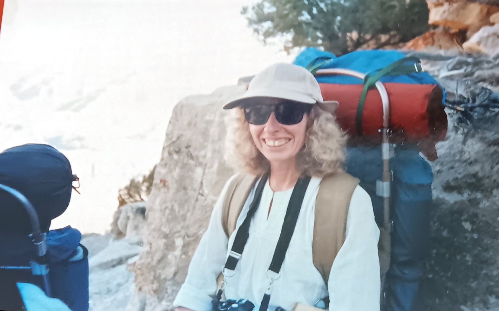 Carol Hicks at the beginning of a backpacking trip to the Grand Canyon in 1990. She fell in love with backpacking and being out in nature in the 1970's while visiting the Great Smoky Mountains National Park in Tennessee, which became a pivotal experience for her. CONTRIBUTED