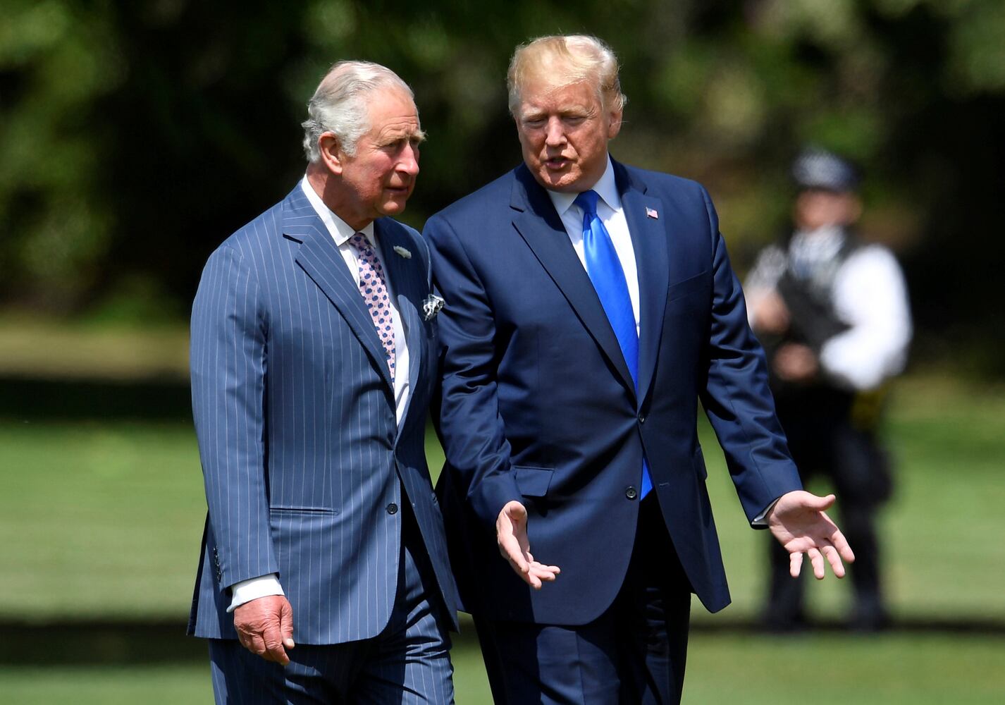 Photos: Trump arrives in United Kingdom for 3-day state visit