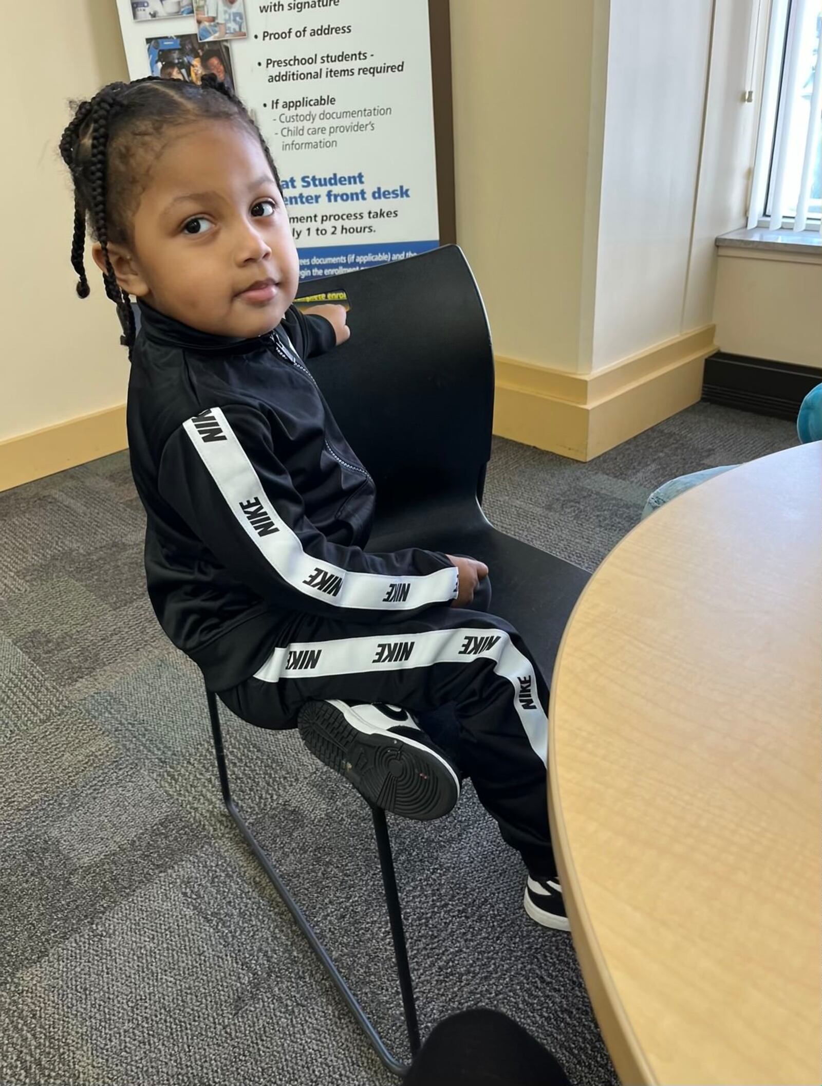 Photo of 3-year-old Braylen Tootle, who was hit in the back of the head by a DPS employee. Courtesy of Taneshia Lindsay.