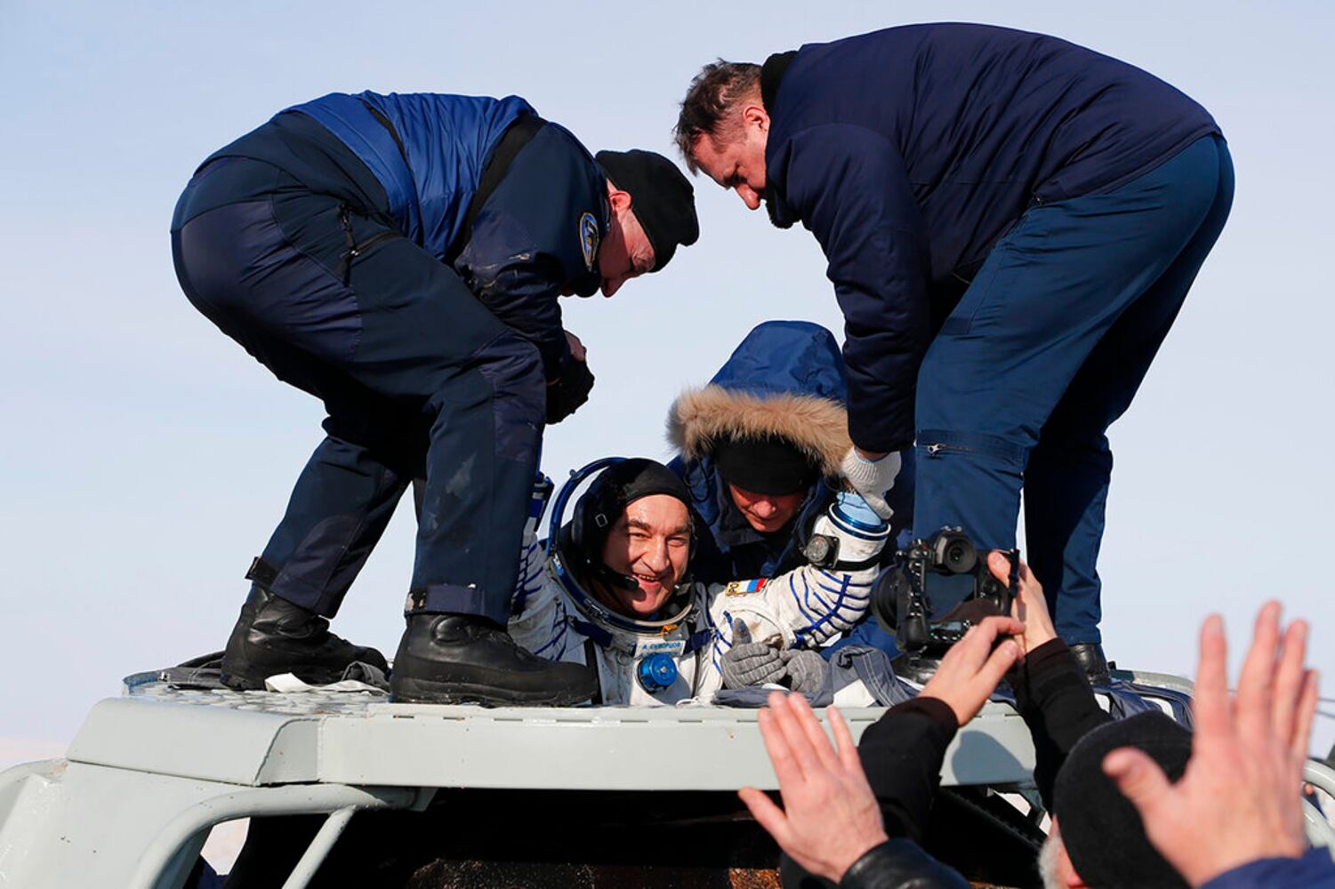 Photos: NASA astronaut Christina Koch returns to Earth