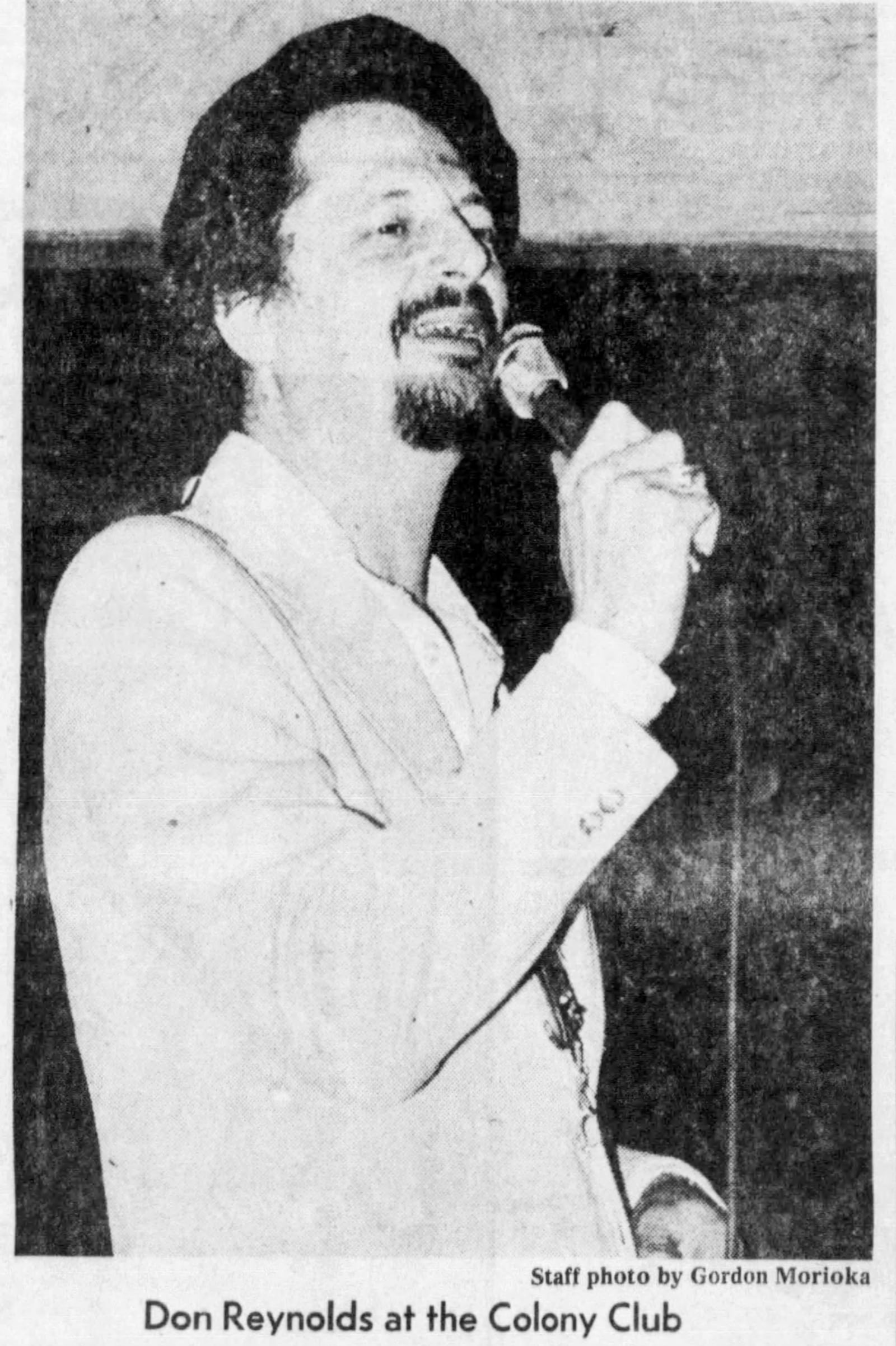 Band leader Don Reynolds at the Colony Club, 1977. DAYTON DAILY NEWS ARCHIVES