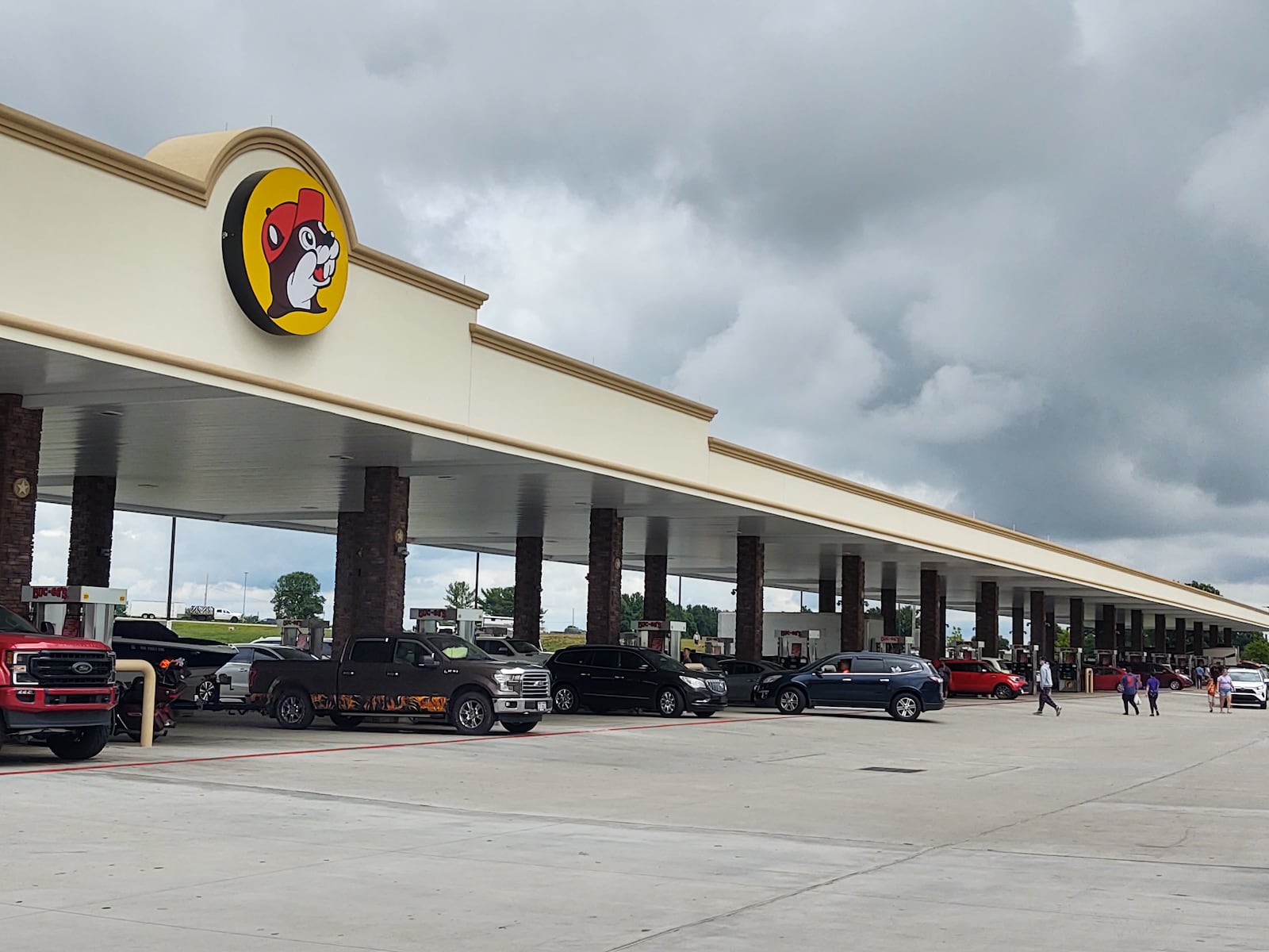 Buc-ee's in Richmond. Ky. has 120 gas pumps. Huber Heights announced Aug. 10, 2023 that a Buc-ee's will be built there, and it is the first in Ohio. PAUL SCHAFFER/STAFF