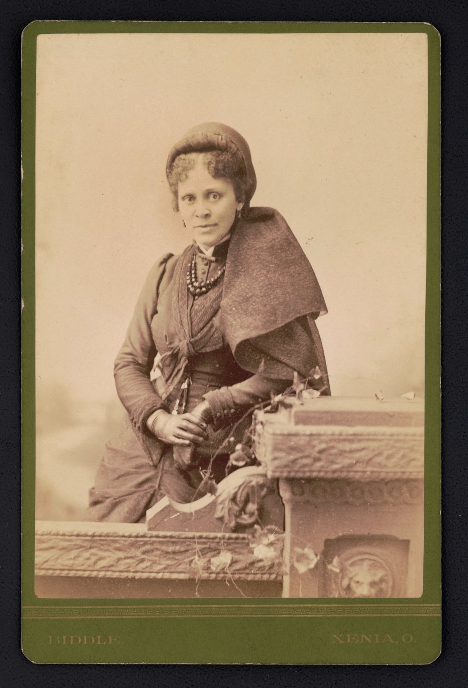 Hallie Quinn Brown, an elocutionist, educator and activist, posed for a formal portrait at a Xenia photography studio. LIBRARY OF CONGRESS