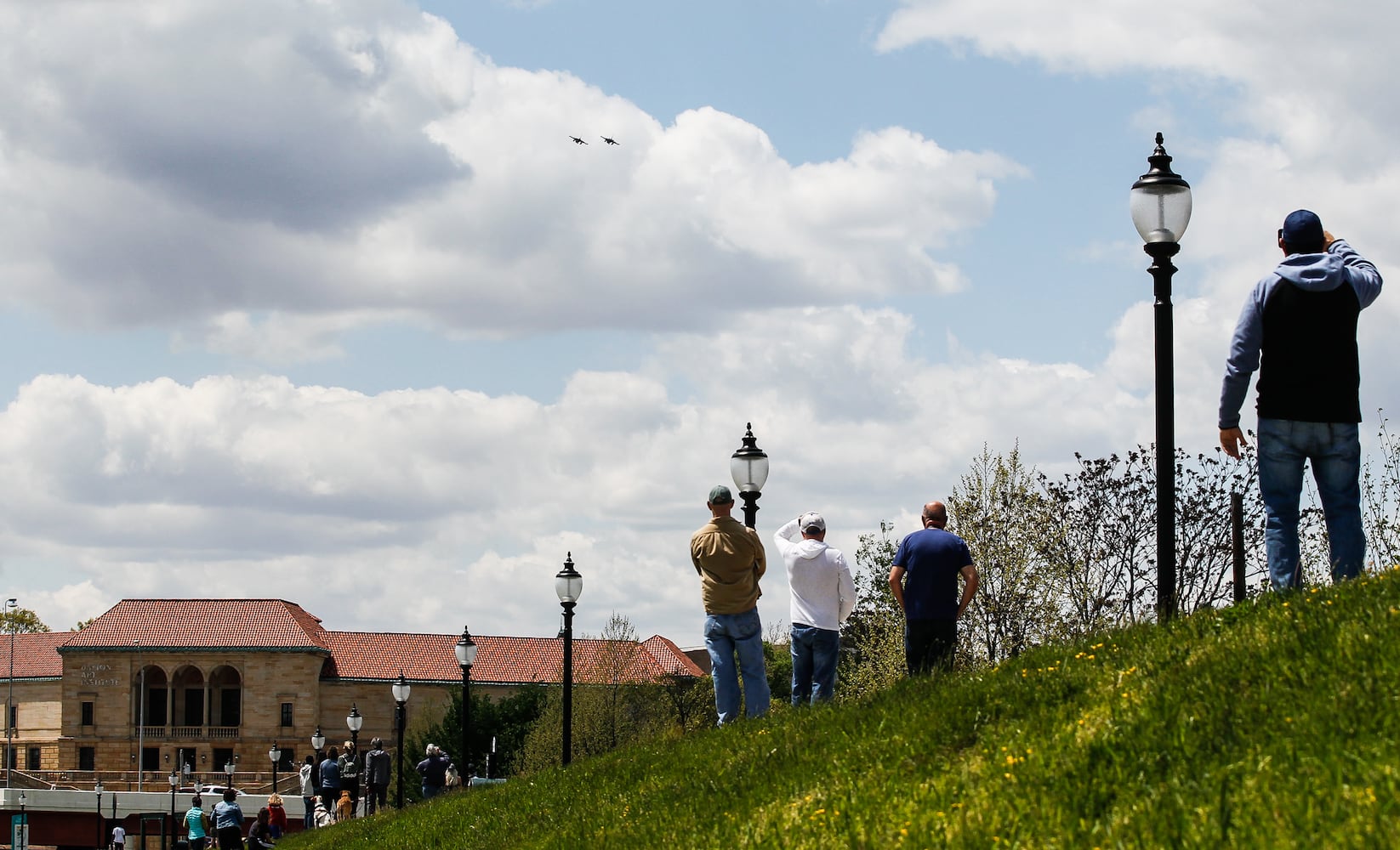 PHOTOS: Ohio National Guard performs flyover to honor health care workers