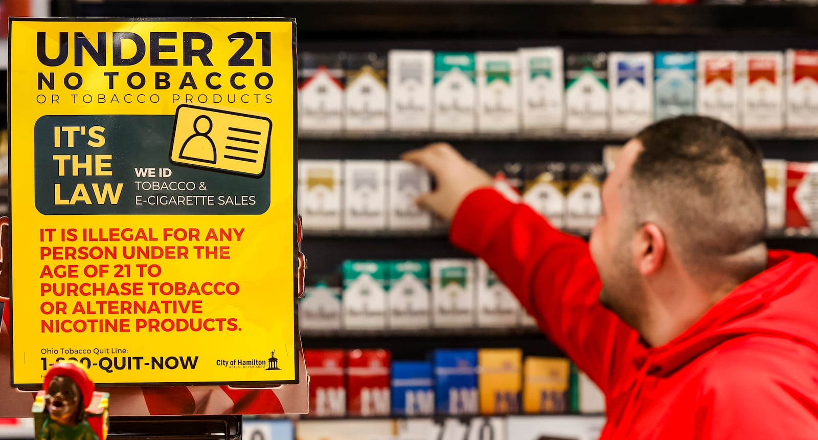 The Ohio House is expected to vote Wednesday on House Bill 258, introduced by primary sponsor District 47 Ohio Rep. Sara Carruthers (R-Hamilton), that would increase fines for repeatedly selling tobacco products to minors and apply the public nuisance law to places where such sales occur. NICK GRAHAM/STAFF