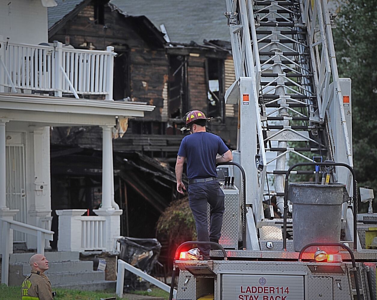 PHOTOS: Fire destroys Dayton home