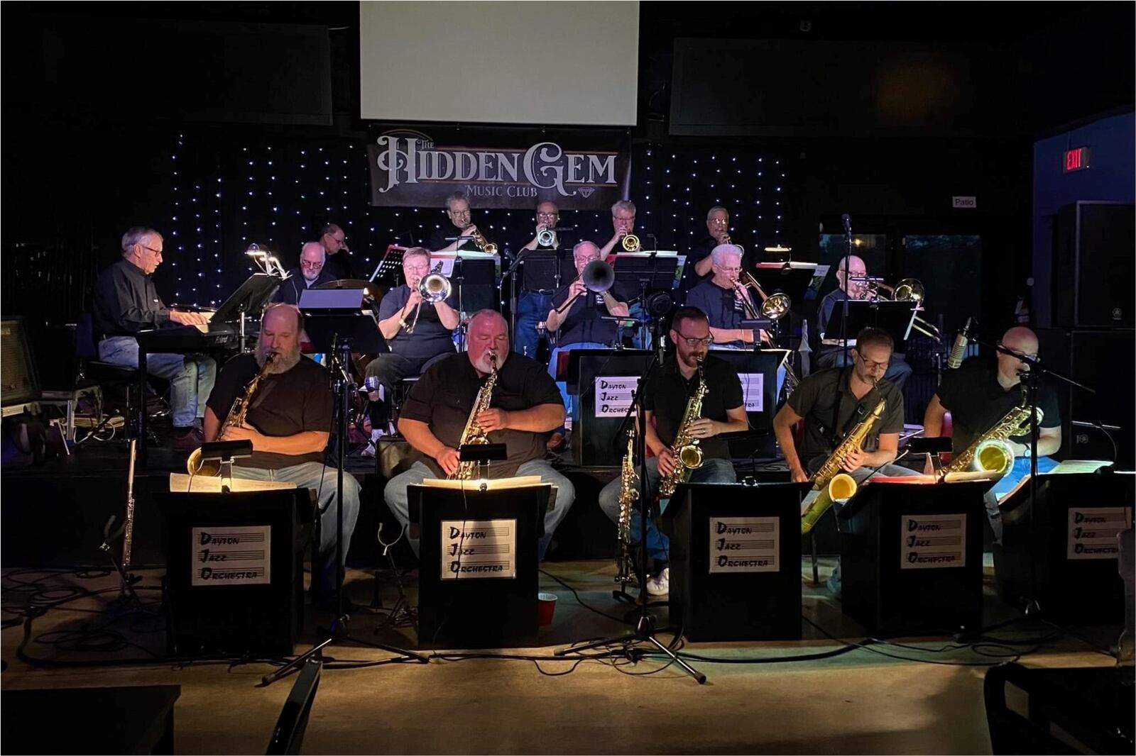 Dayton Jazz Orchestra, which specializes in Big Band Jazz from the 20th century, performs at Hidden Gem Music Club in Centerville on Sunday, Jan. 21 with vocalist Debra Hunter.