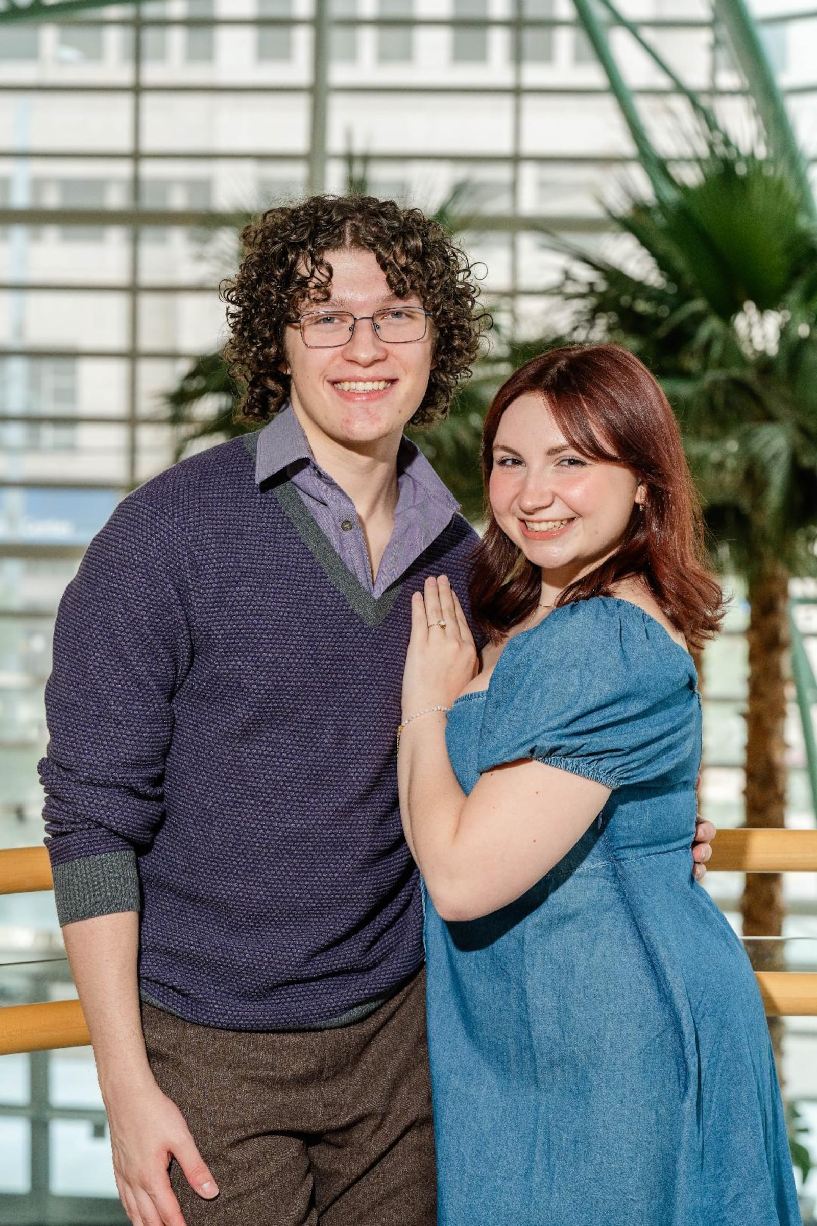 Stivers School for the Arts graduate Connor Egloff (left) and Centerville High School graduate Sydney Korpusik will represent Dayton at the 2024 Jimmy Awards in New York City. PHOTO BY MATT SILVER