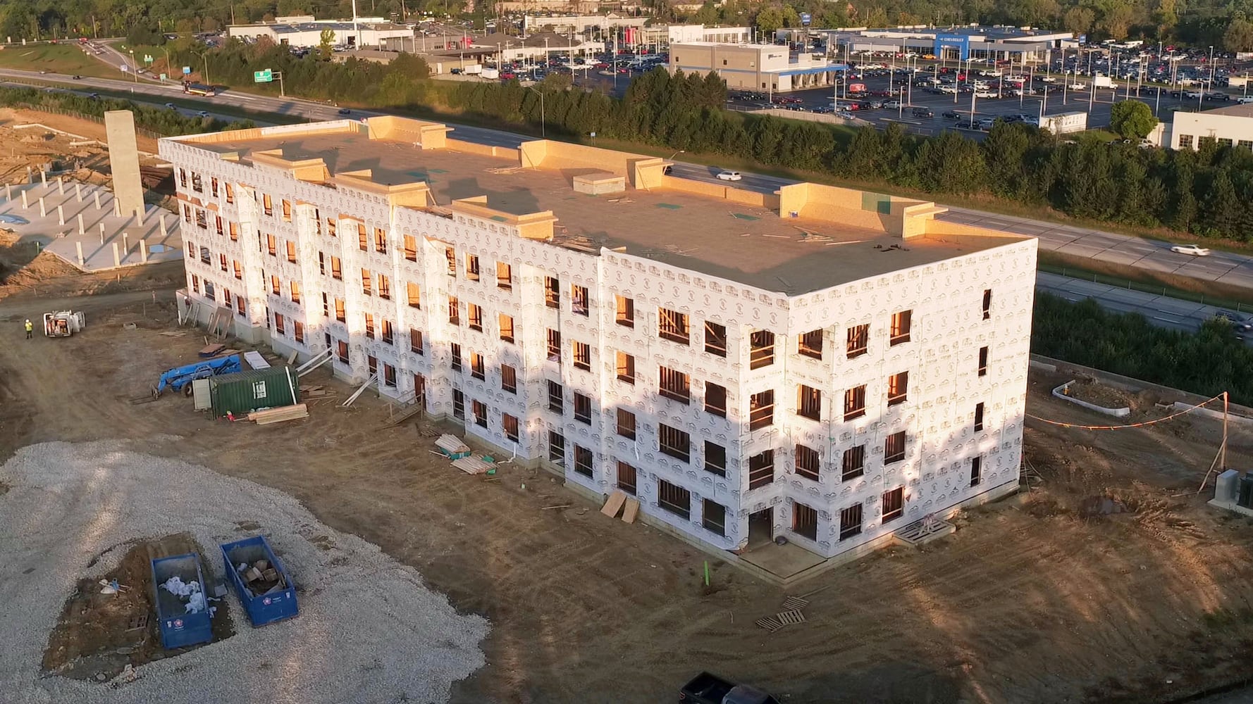 PHOTOS: Construction of huge apartment complex near Cross Pointe