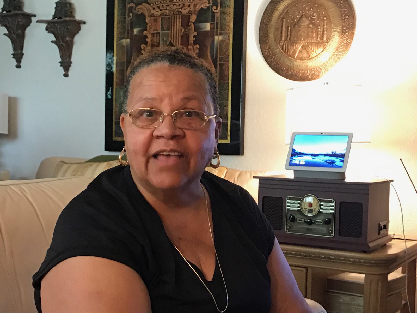 Billie Daniels sits in the living room of their College Hill neighborhood home the other day talking about her late husband, Ron Daniels, one of the most respected boxing men Dayton has ever known. Tom Archdeacon/CONTRIBUTED