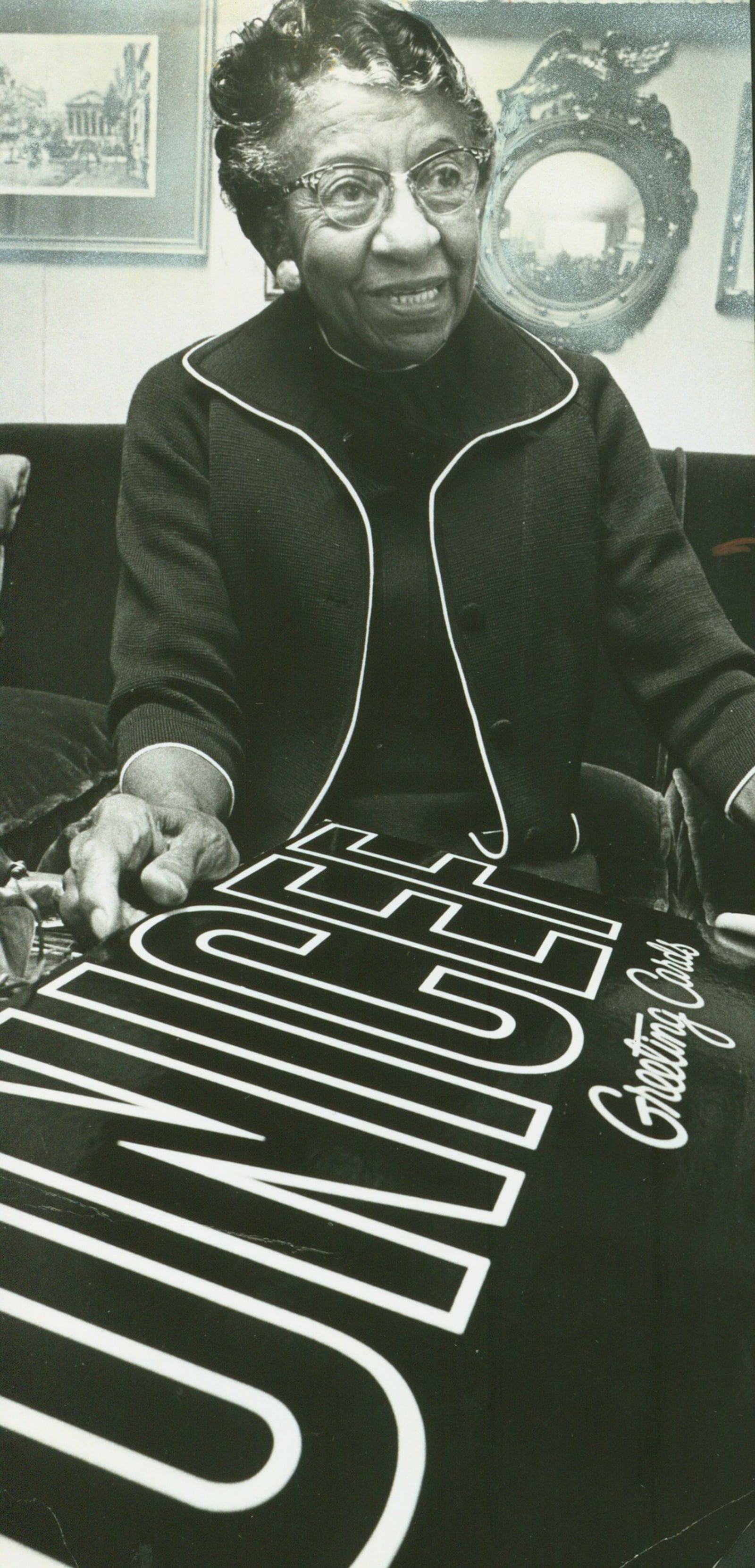 Jessie Hathcock, photographed in 1979, for her years of dedication to UNICEF. Hathcock was the first female African American graduate from the Univeristy of Dayton and a long-time Dayton schools teacher. DAYTON DAILY NEWS / WRIGHT STATE UNIVERSITY SPECIAL COLLECTIONS AND ARCHIVES