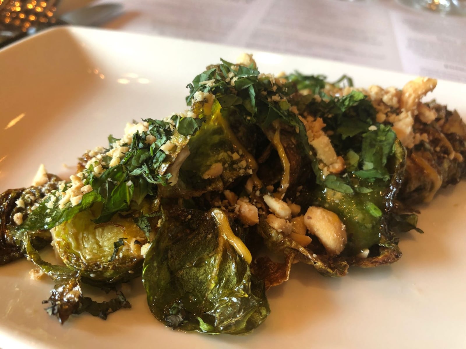 Crispy Brussels Sprouts from Cooper's Hawk Winery & Restaurant in Centerville.