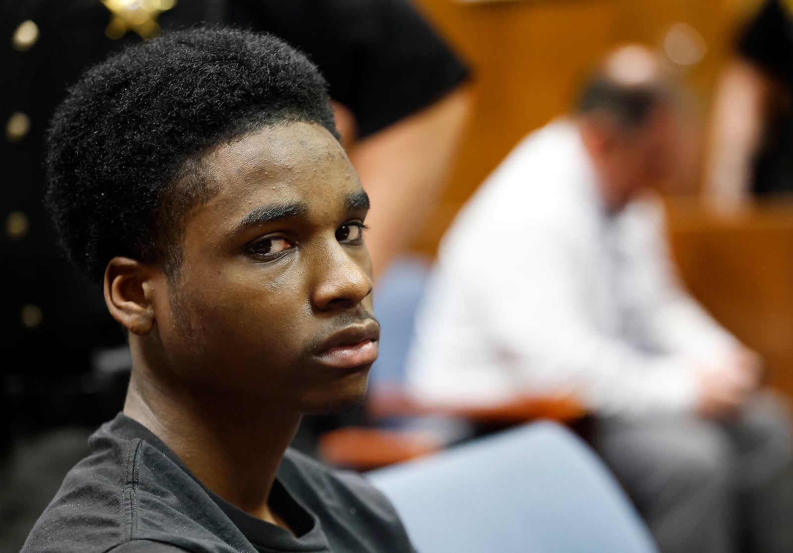 Tylan Amir Peaks was in Montgomery County Common Pleas Court Wednesday, July 31. 2024 to be sentenced for killing a Lyft driver in Dayton. MARSHALL GORBY\STAFF