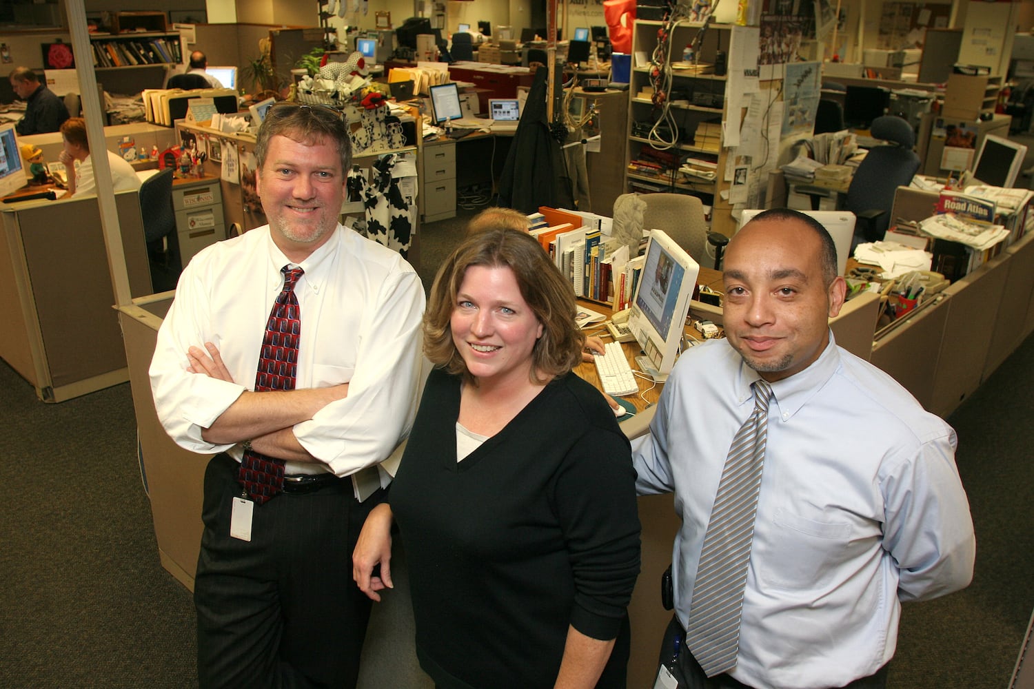 Dayton Daily News building newsroom archives