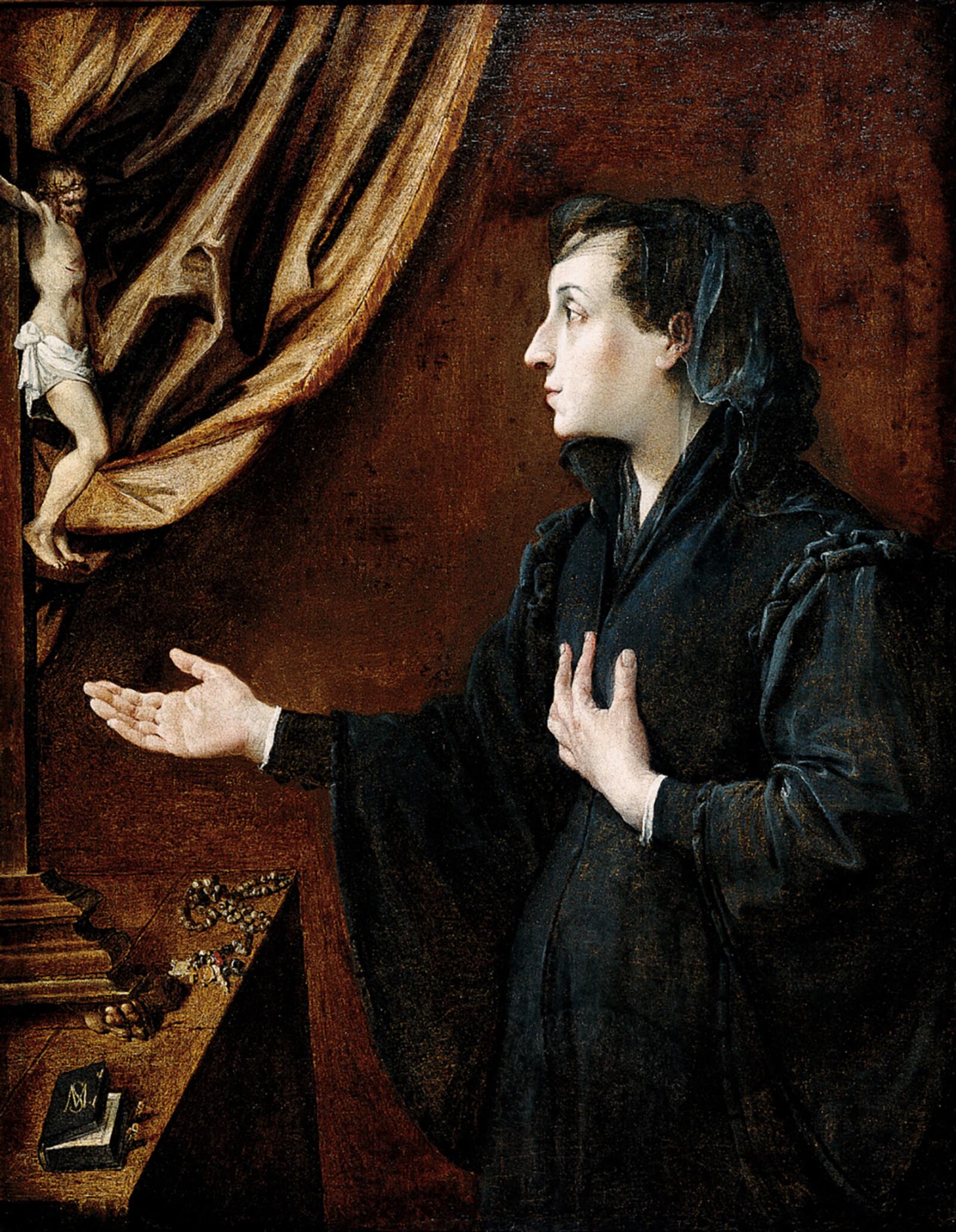 Portrait of a Widow by Ludovico Carracci, about 1585 (Museum purchase with funds provided by Dr. and Mrs. E.R. Arn and the Junior League of Dayton, Ohio, Inc.) DAYTON ART INSTITUTE