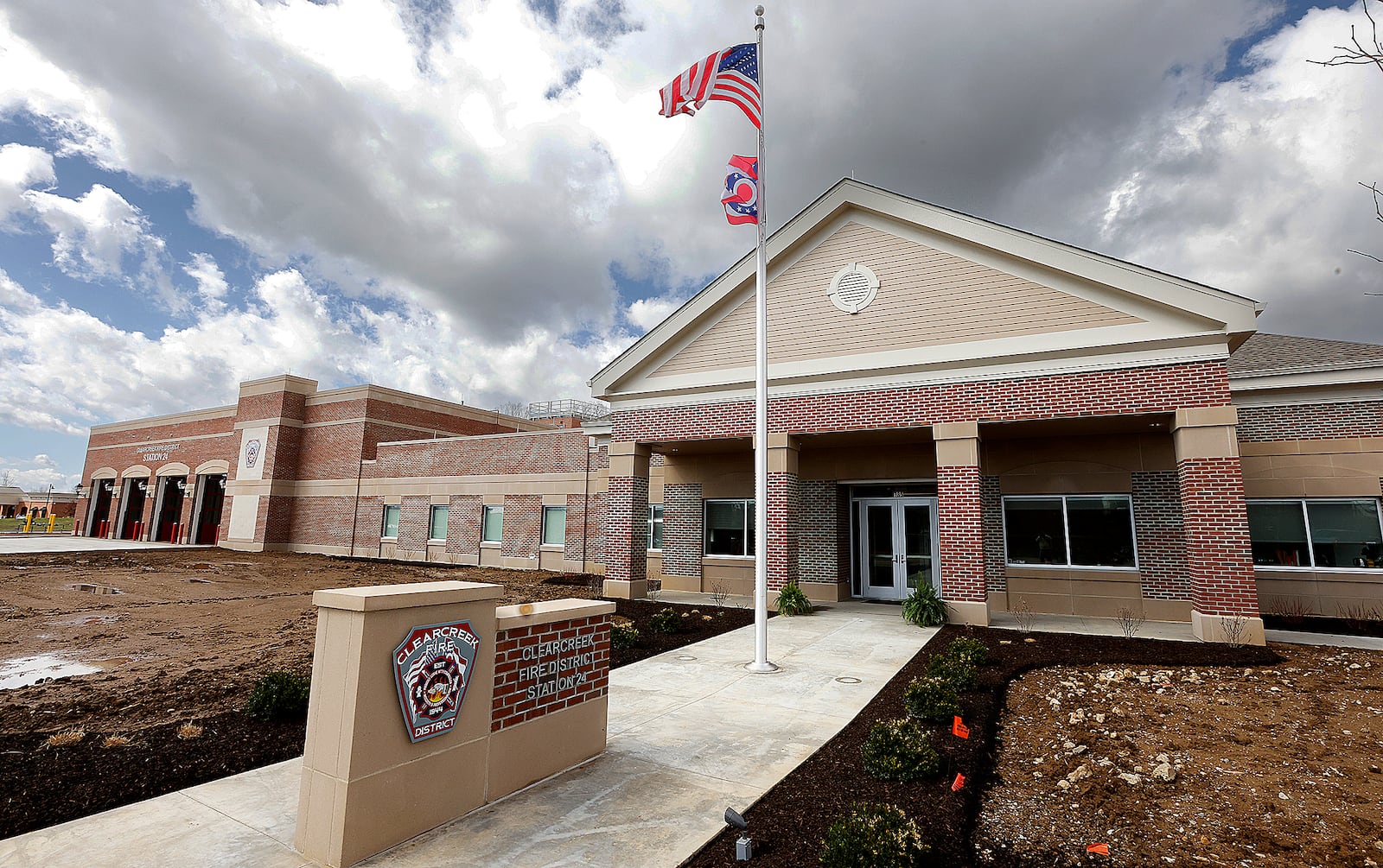 The Clearcreek Fire District held a grand opening celebration Monday, March 24, 2025, of Station 24, its 22,000-square-foot new fire station and headquarters in Springboro. MARSHALL GORBY\STAFF