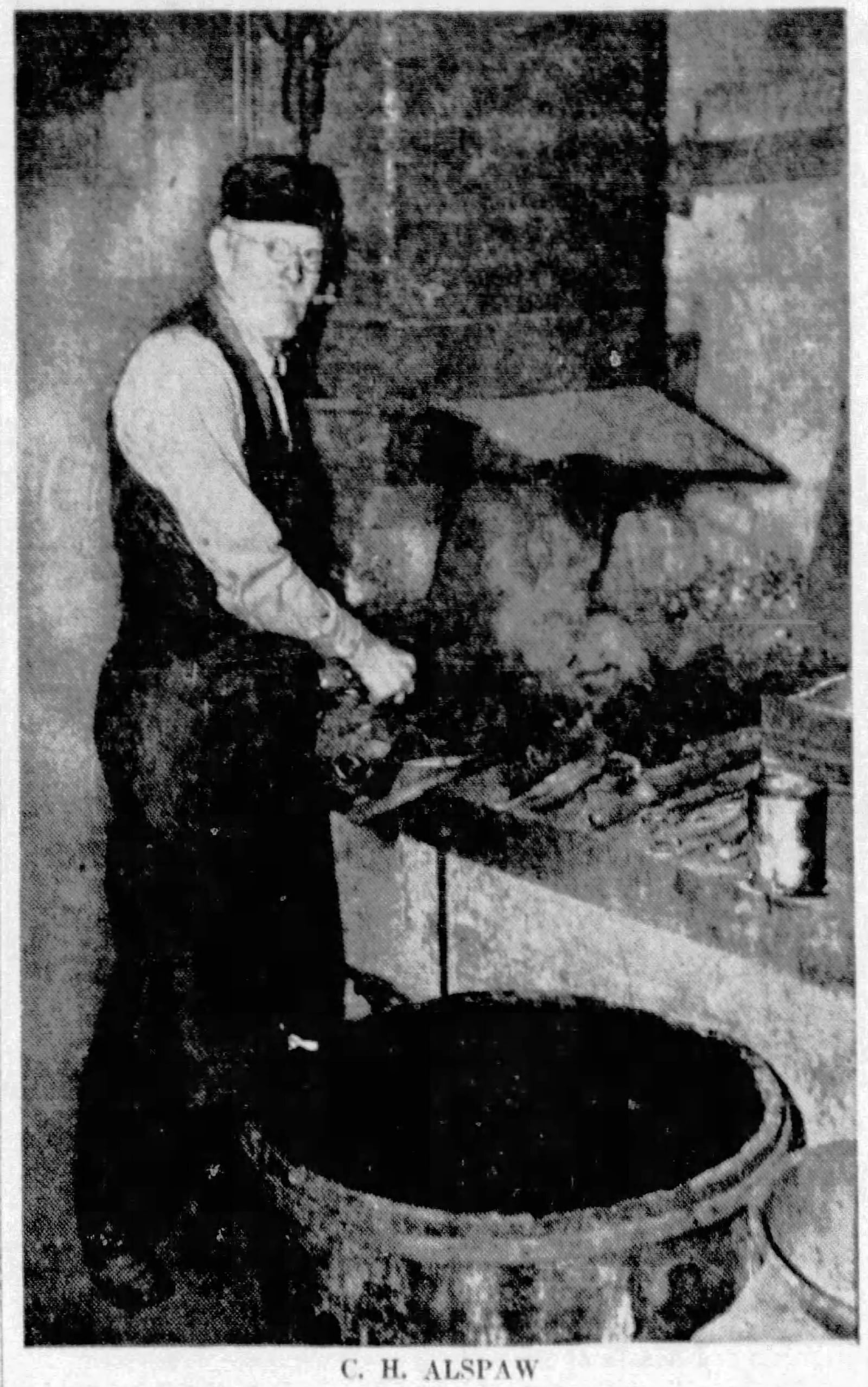 Nov. 6, 1938: Handyman, 82, says he will wear, not rust, out. C.H. Alspay. DAYTON DAILY NEWS ARCHIVES