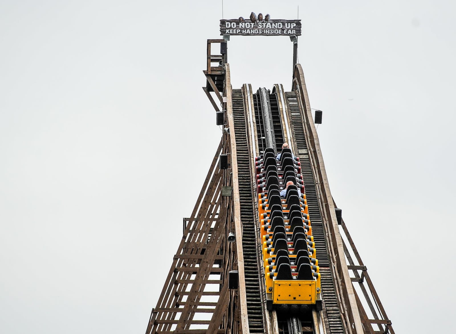 Kings Island held their media day event previewing what to expect this year Wednesday, April 17, 2019 in Mason. The Beast is celebrating forty years in operation this season. NICK GRAHAM/STAFF