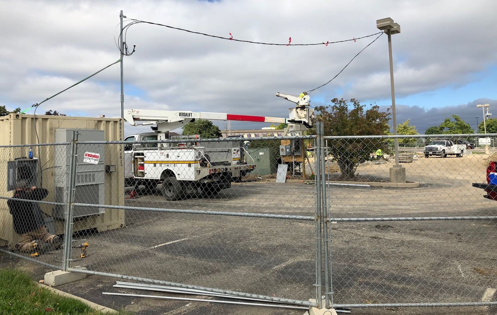 The Black Rock Bar & Grill construction site at the former Don Pablo's space in front of the Mall at Fairfield Commons looked like this in mid-October, but a new restaurant may be up and running as soon as February, a Black Rock spokesman said. MARK FISHER/STAFF