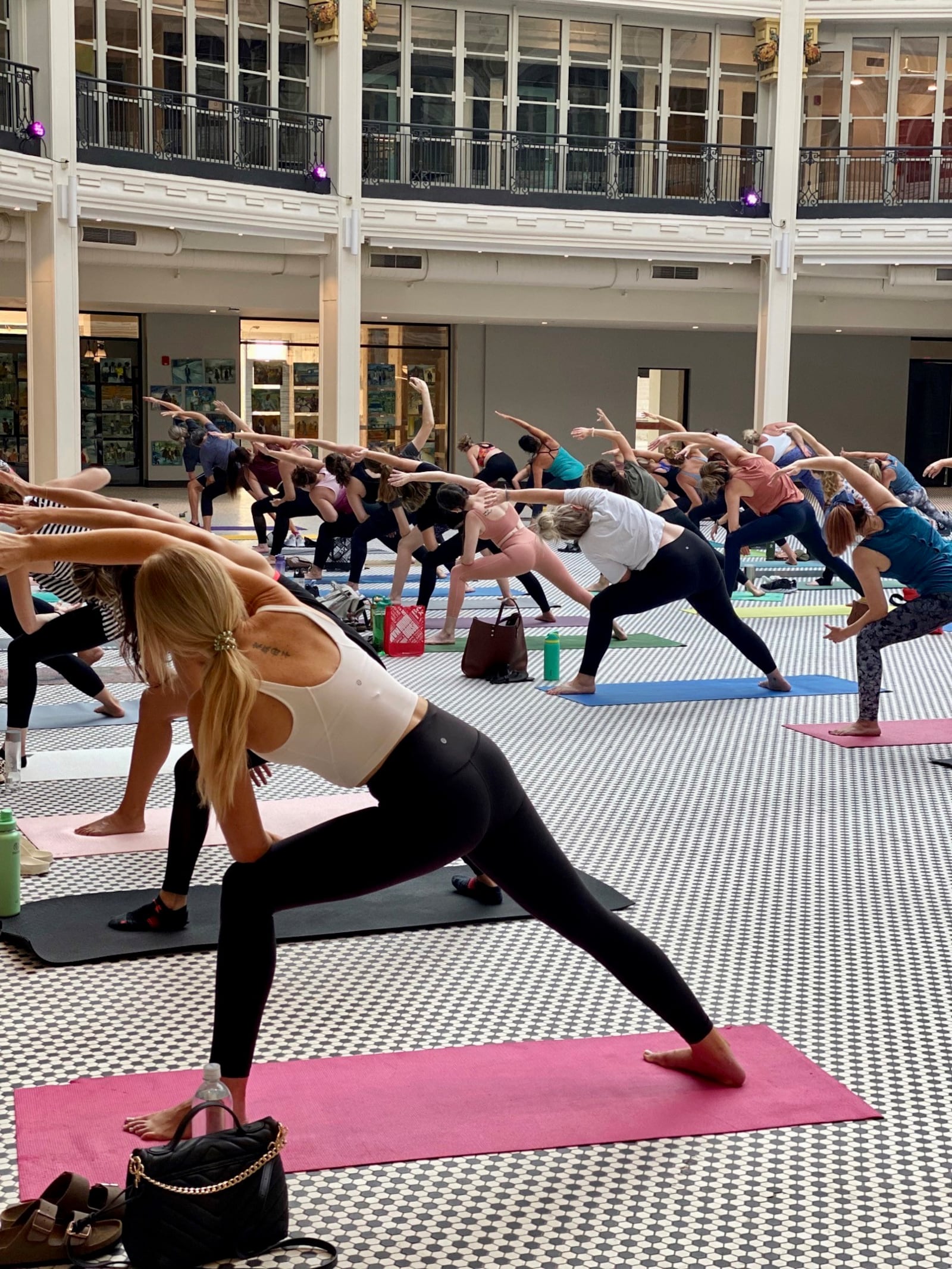 Yoga and Pilates are just two of the many free classes that will be offered as part of the Rotunda Summer Fitness Program "Fitness Full Circle." CONTRIBUTED