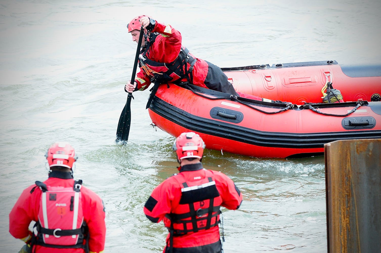 Great Miami River water rescue