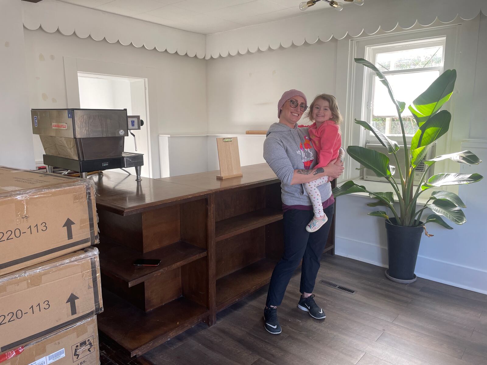 Val’s Home Bakery is opening a second location at 200 S. Main Street in Springboro. Pictured is Paige Woodie with her daughter, Finnley.