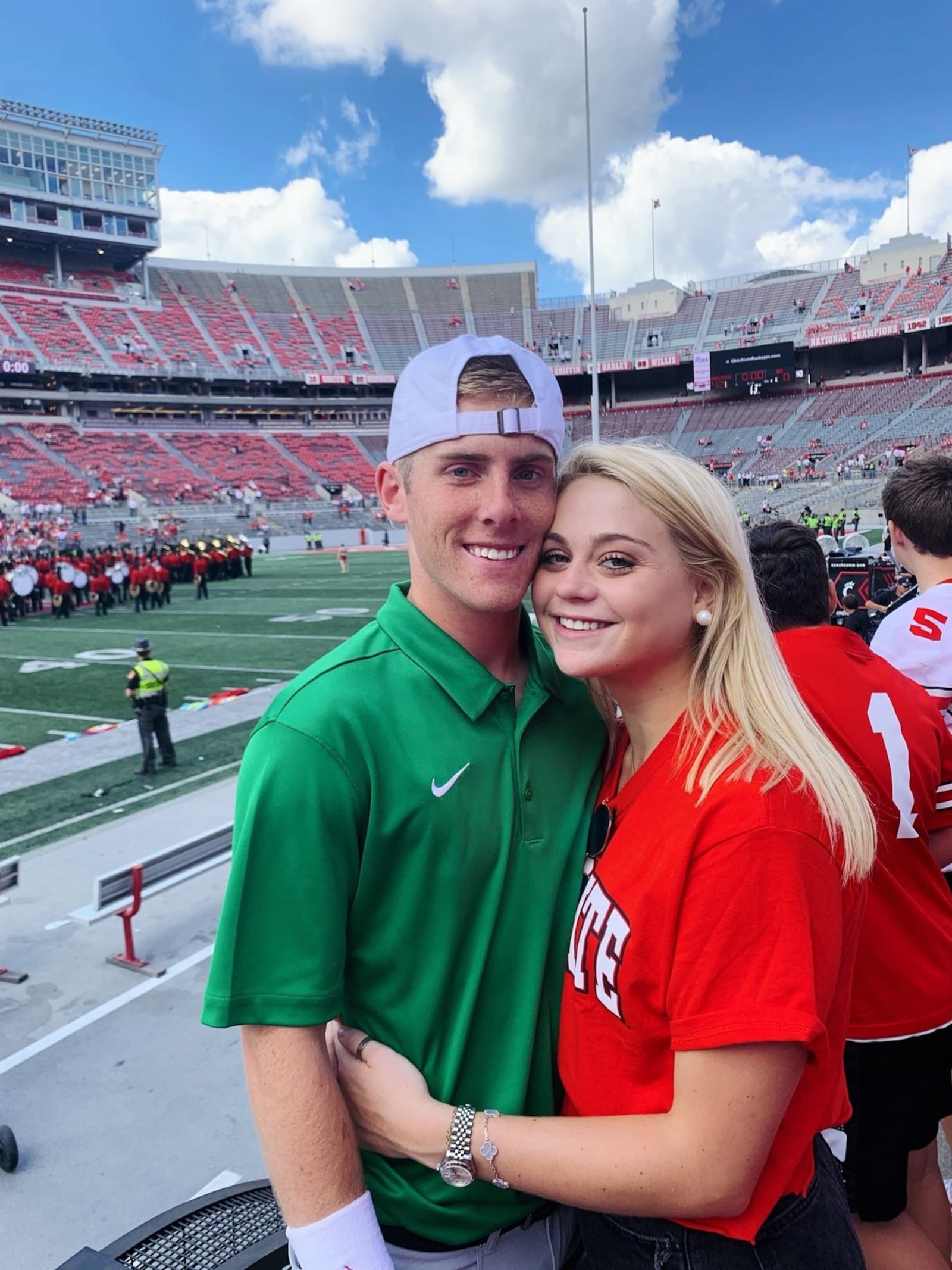 Austin Edwards with girlfriend Liza Lennox, a Tulane University student from New Albany, Ohio. CONTRIBUTED