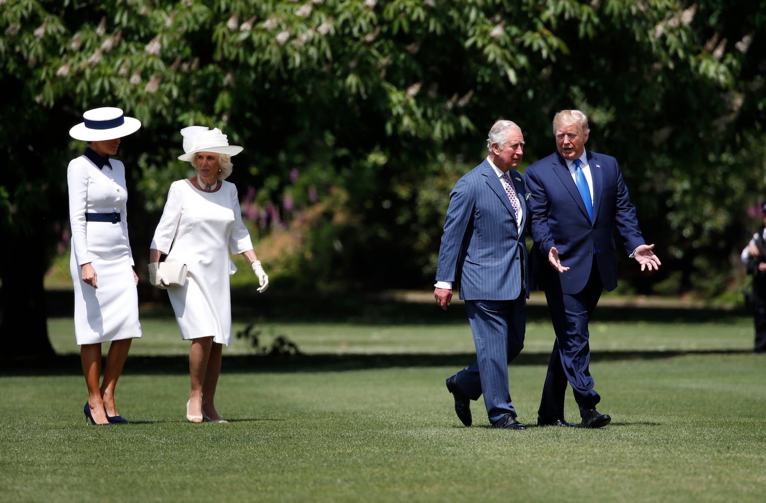 Photos: Trump arrives in United Kingdom for 3-day state visit