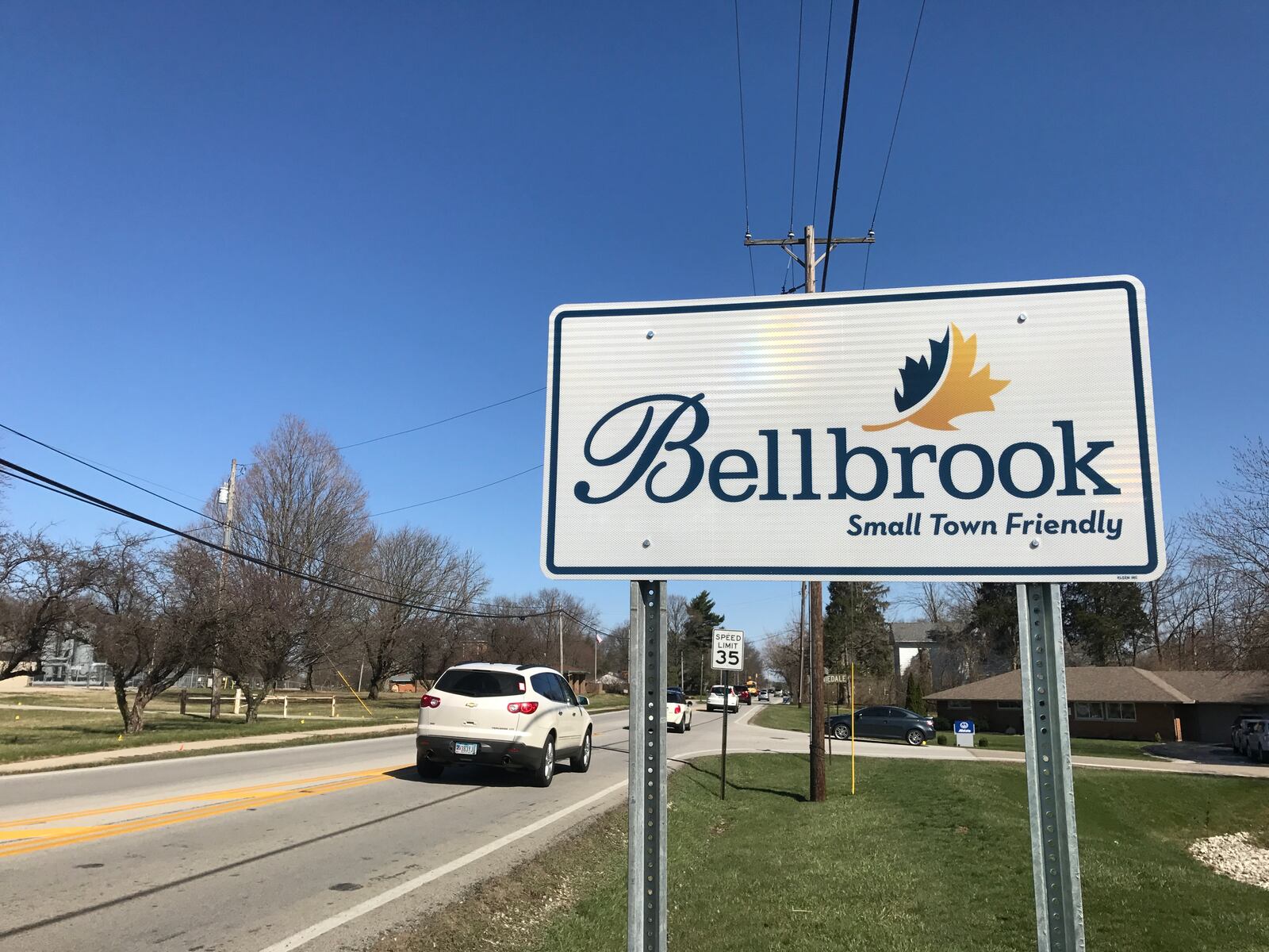 City of Bellbrook sign. TREMAYNE HOGUE / STAFF