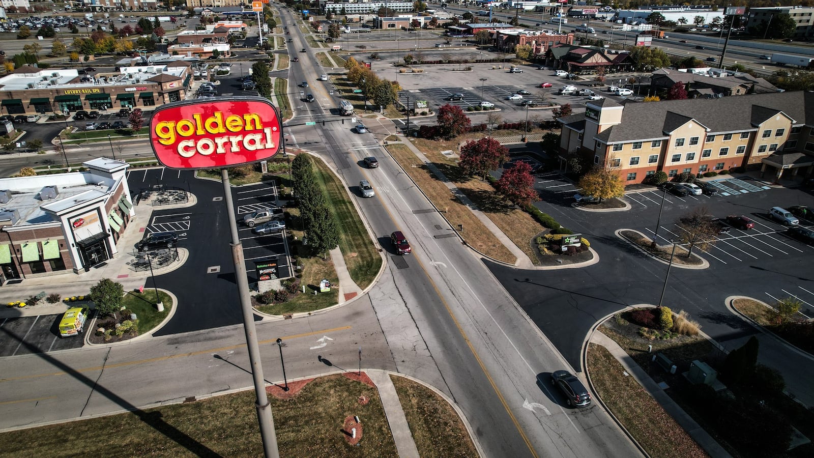 A rebranding project is planned for Miller Lane from Benchwood Road to Little York Road in Butler Twp. The improvements include, interchange improvements, entryway signage, landscaped median and additional lighting. JIM Noelker/STAFF