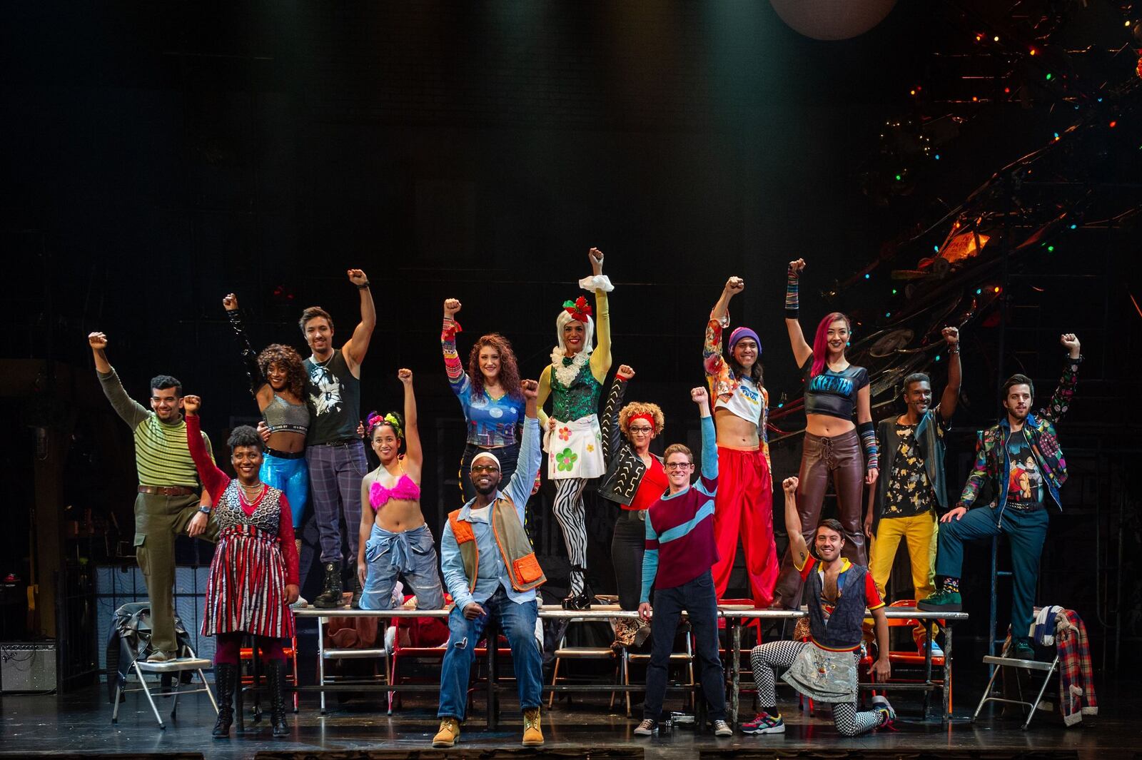 The company of “Rent,” which is coming to the Schuster Center, Jan. 21 through Jan. 26. CONTRIBUTED/AMY BOYLE