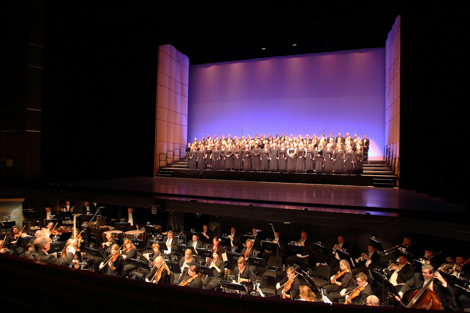 Dayton Performing Arts Alliance performs Handel’s “Messiah” with the Dayton Philharmonic Orchestra, Chamber Chorus and featured soloists at the Schuster Center in Dayton on Wednesday, Dec. 13, 2023.