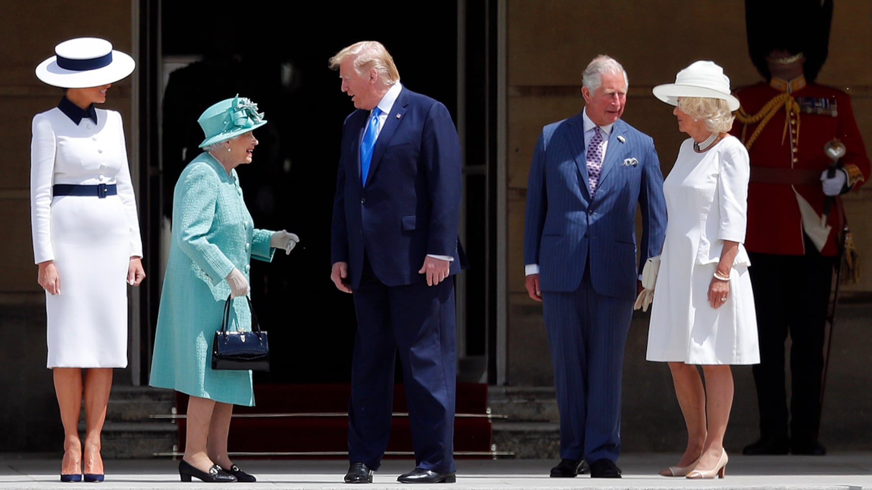 Photos: Trump arrives in United Kingdom for 3-day state visit