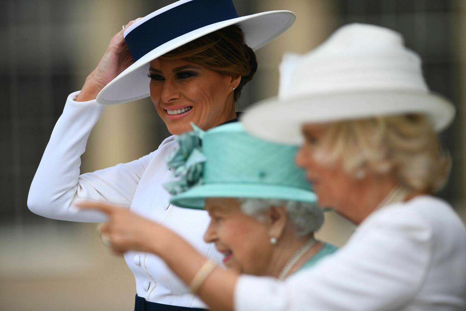 Photos: Trump arrives in United Kingdom for 3-day state visit