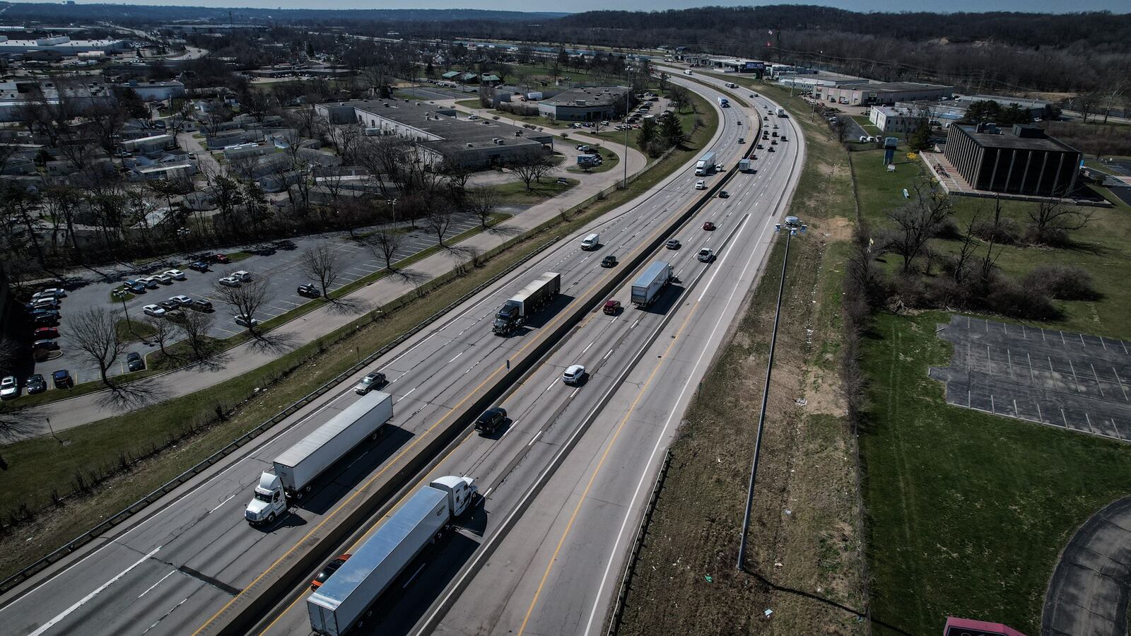 Interstate 75, just south of Dryden Road exit, ODOT will start a $47 million project on Sunday March 26. The work will begin between exit 47 and the railroad overpass bridge just north of exit 50A. JIM NOELKER/STAFF