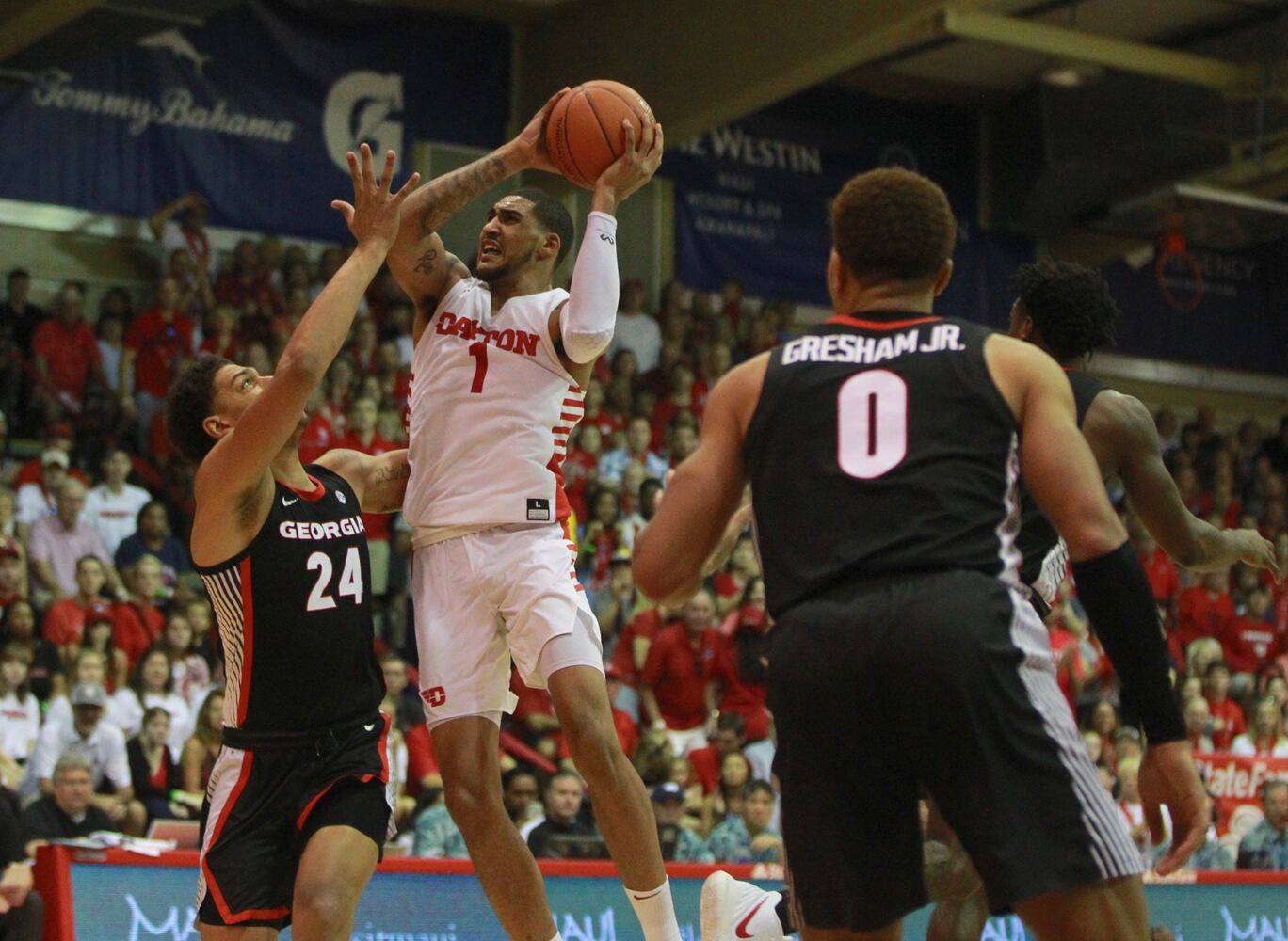 Photos: Dayton Flyers rout Georgia in Maui Invitational