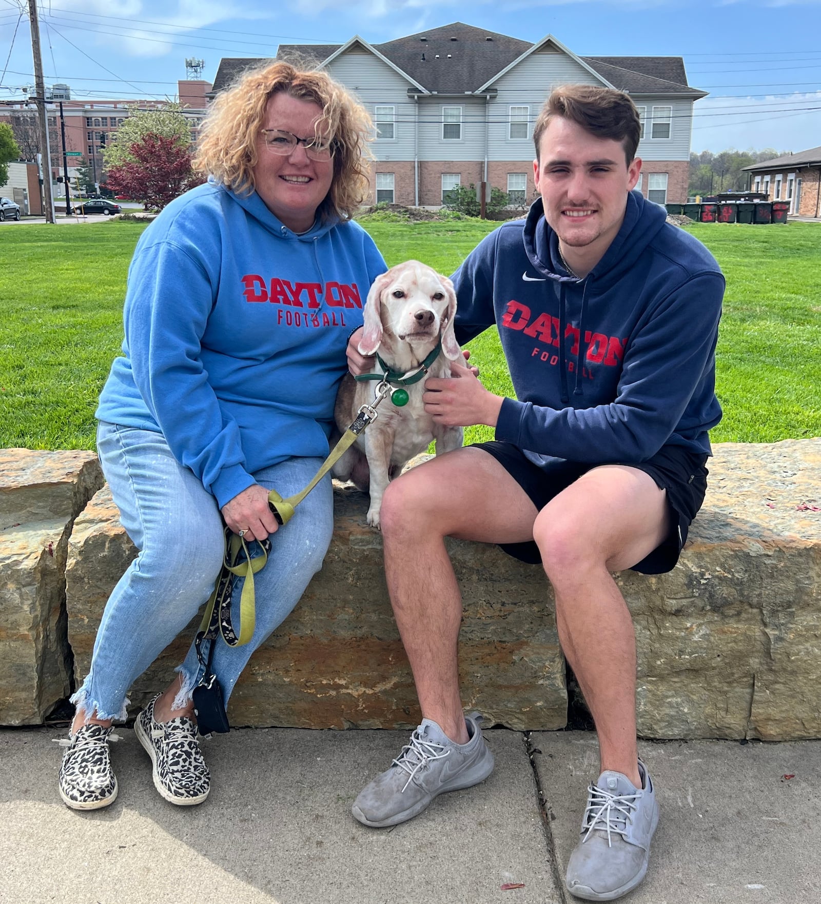 Luke Brenner and his mom Carin with Buddee. CONTRIBUTED