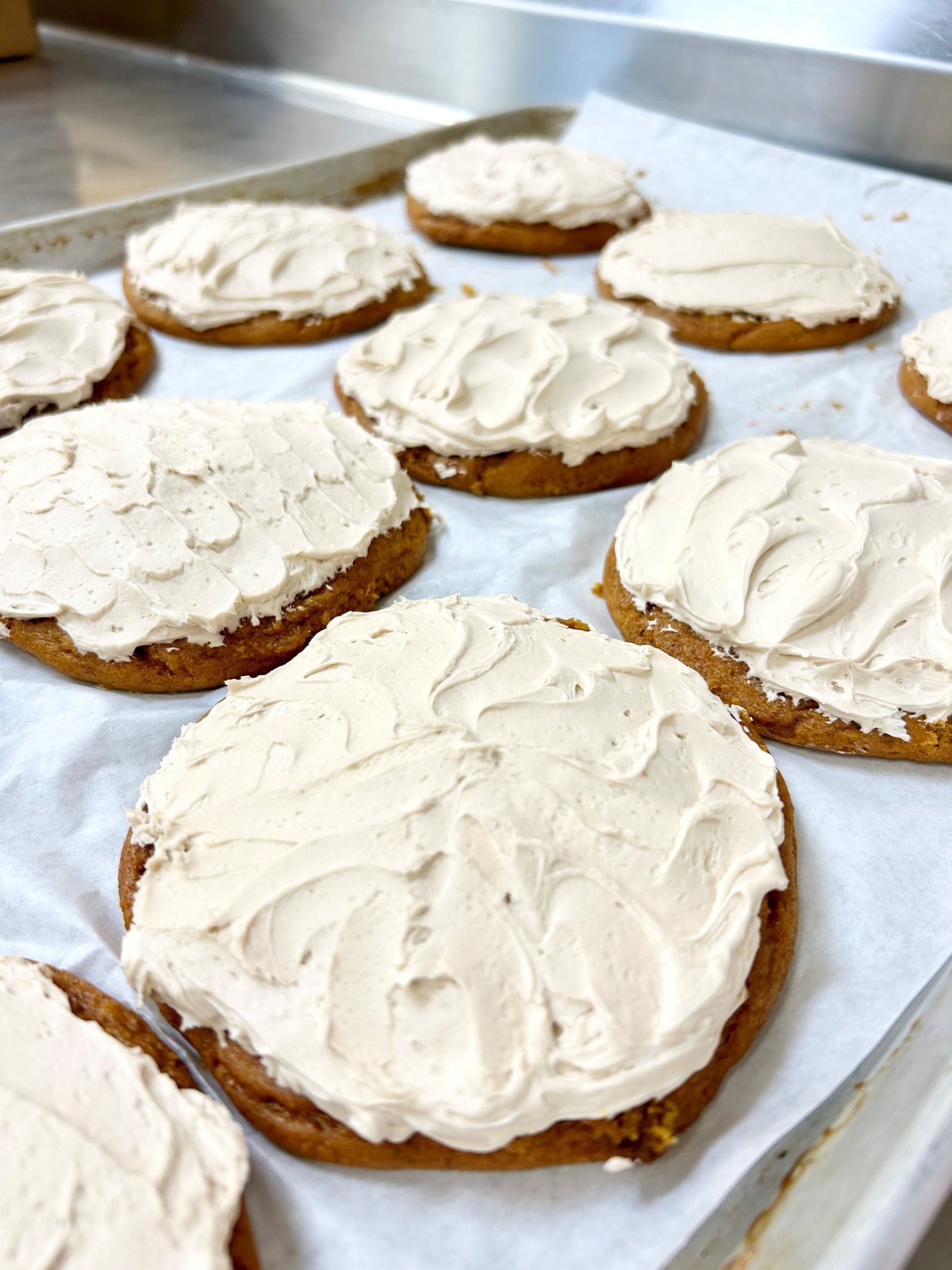 Caramel Iced Pumpkin Cookies are now available at Dorothy Lane Market (FACEBOOK PHOTO).