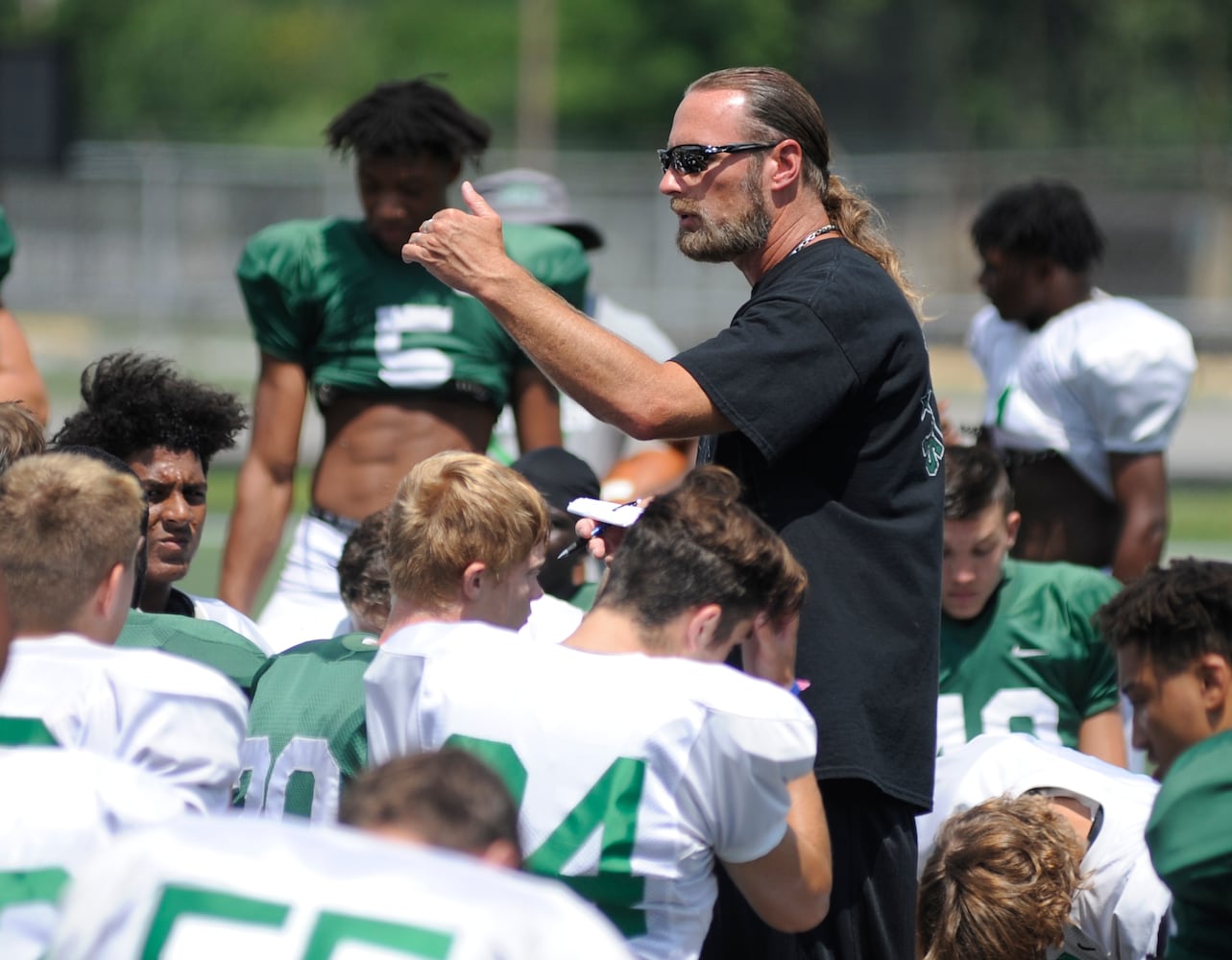 PHOTOS: Northmont Thunderbolts preseason football practice