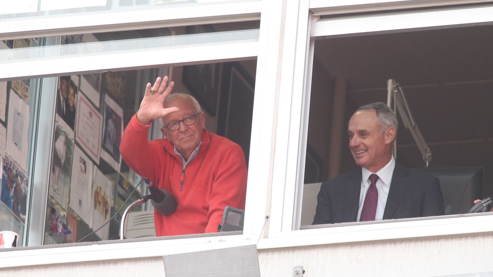 Reds against the Pirates on Opening Day on Thursday, March 28, 2019, at Great American Ball Park in Cincinnati.