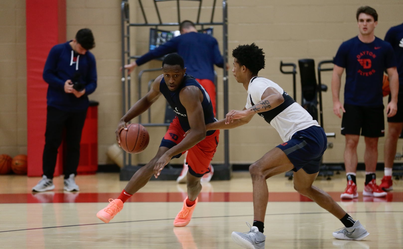 Dayton Flyers practice