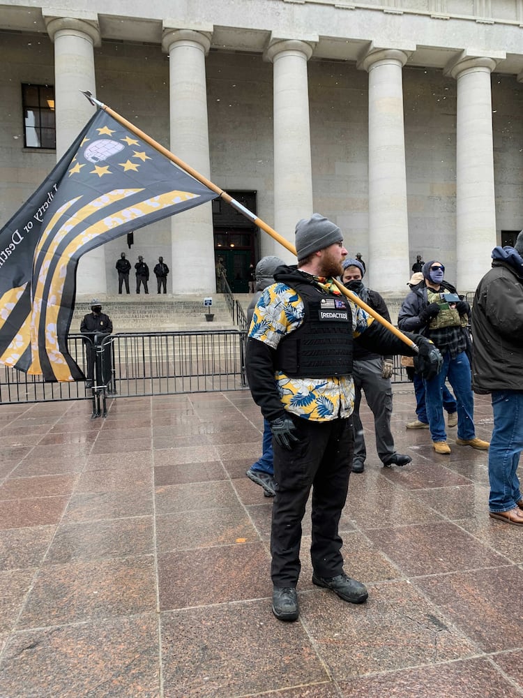 PHOTOS: Protestors gather outside the Ohio statehouse