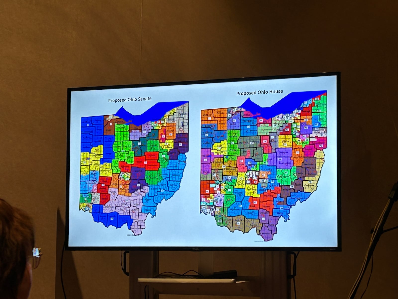 The map adopted by the Ohio Redistricting Commission on Sept. 20. It will work as the framework for the commission's next three meetings that will occur over the next week.