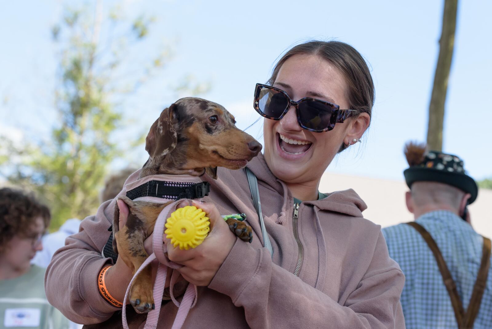 The 11th annual Oktoberfest Springboro happened on Friday, Sept. 6 and Saturday, Sept. 7, 2024 on the grounds of the Springboro United Church of Christ. Here are scenes from Saturday’s festivities including the wiener dog races. TOM GILLIAM / CONTRIBUTING PHOTOGRAPHER