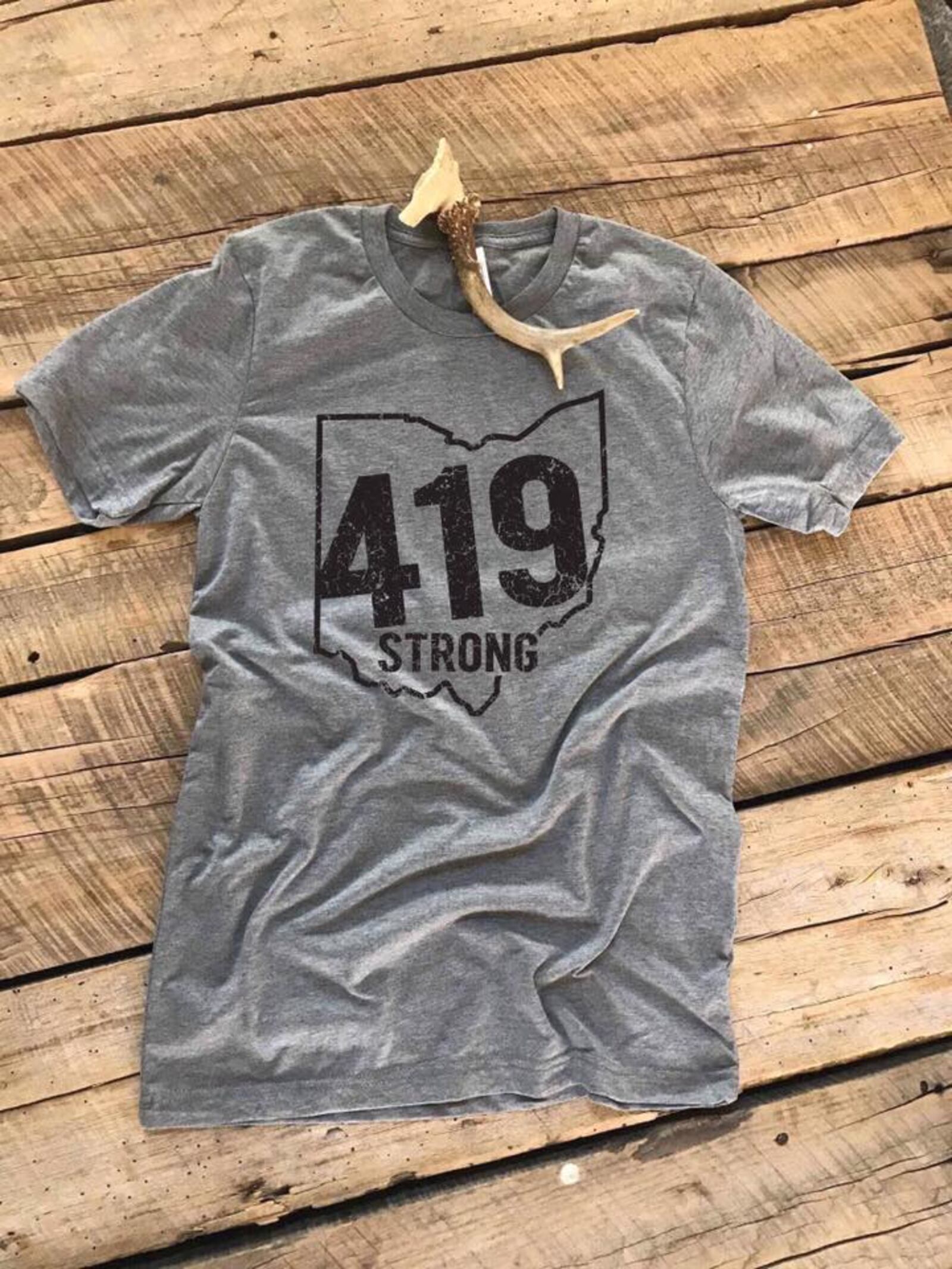 BIRCH in Tipp City is selling T-shirts to support the victims of the Memorial Day tornadoes. There is a "419" version of the shirt to support the Celina area and a "937" version to support the Dayton area. (Source: BIRCH Facebook)