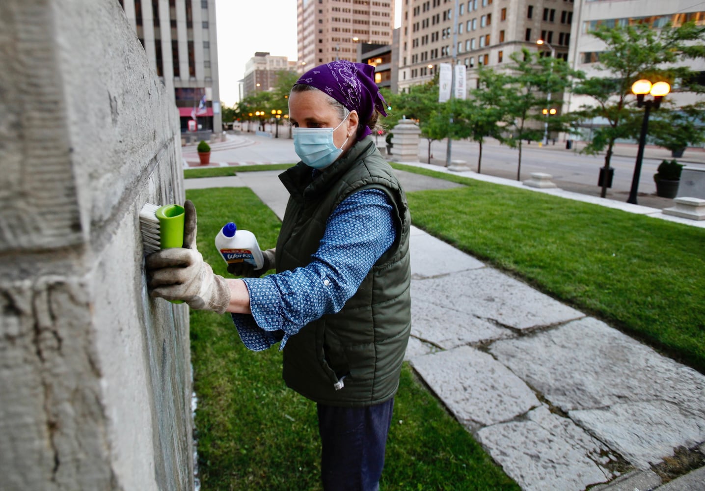 PHOTOS: Damage in the aftermath of Saturday protests in Dayton