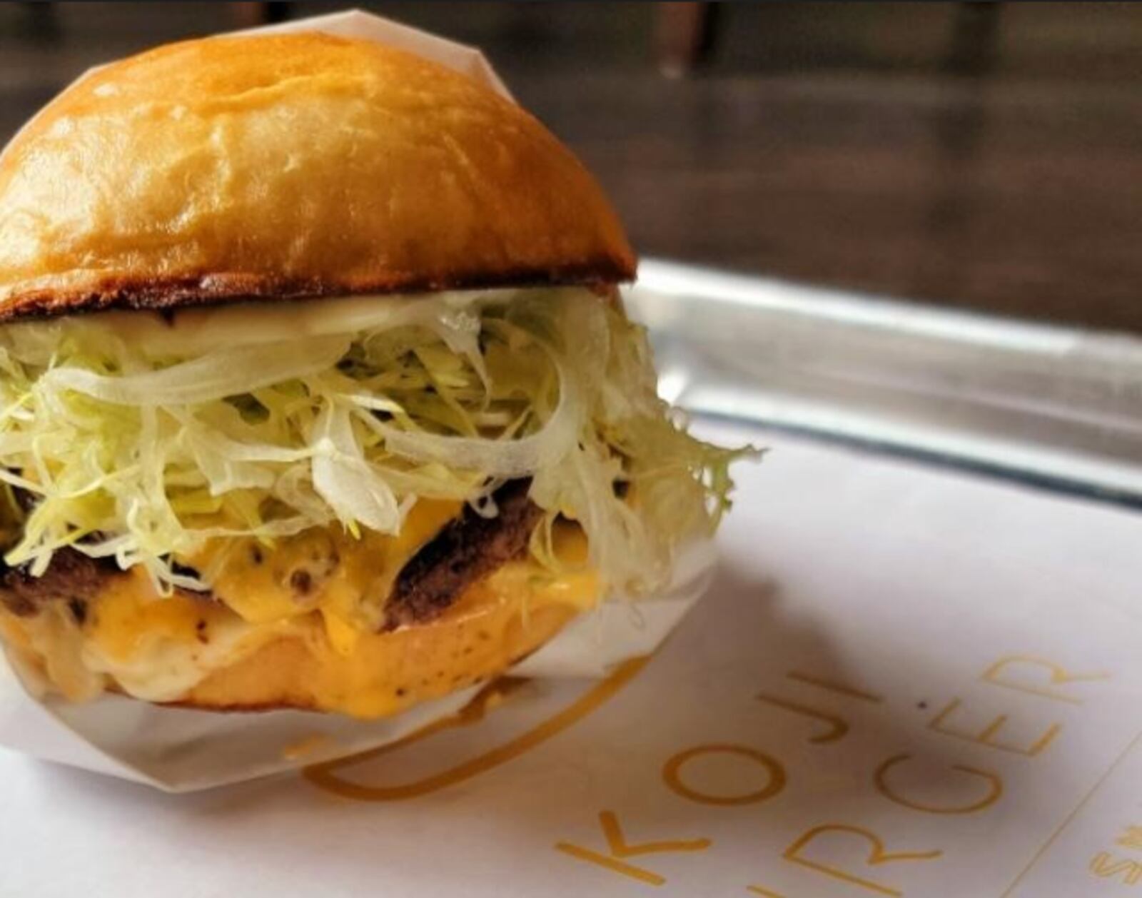 After a successful pop-up last weekend, Koji Burger is returning next month with several lunch pop-ups at Jollity as the owners work towards opening a brick-and-mortar next year (CONTRIBUTED PHOTO).