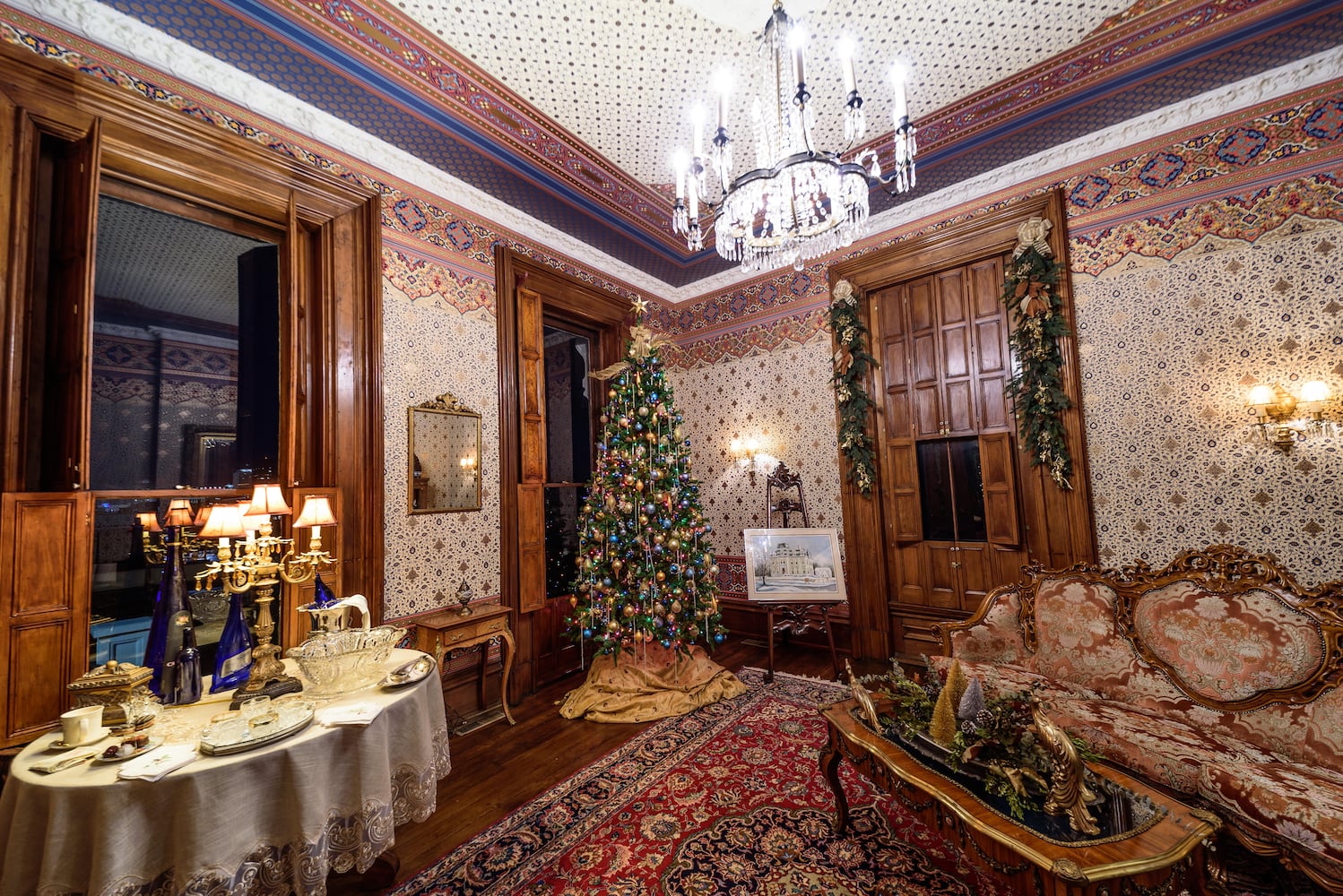 PHOTOS: The Bossler Mansion in St. Anne's Hill decked out for the holidays