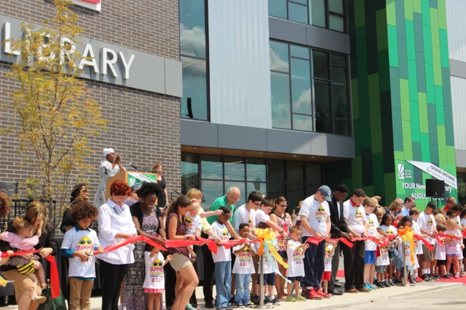 The $64 million overhaul of the main downtown Dayton Metro Library opened Aug. 5. The massive building offers four times the amount of public space as the building it replaces. STAFF