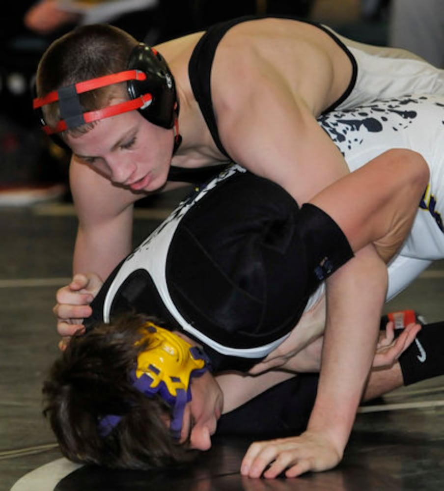 Graham wrestling team in Ohio Dual Meet